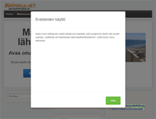 Tablet Screenshot of matkoilla.net
